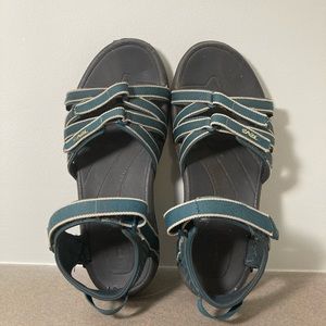 TEVA Teal/Black Women’s Sandals Size 8.5 - F27116K